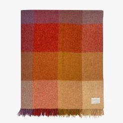 Check Wool Throw 140x185cm
