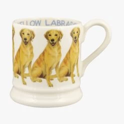 Yellow Labrador 1/2 Pint Mug