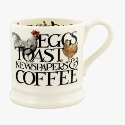Rise & Shine Eggs & Toast 1/2 Pint Mug