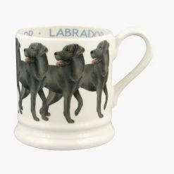 Black Labrador 1/2 Pint Mug