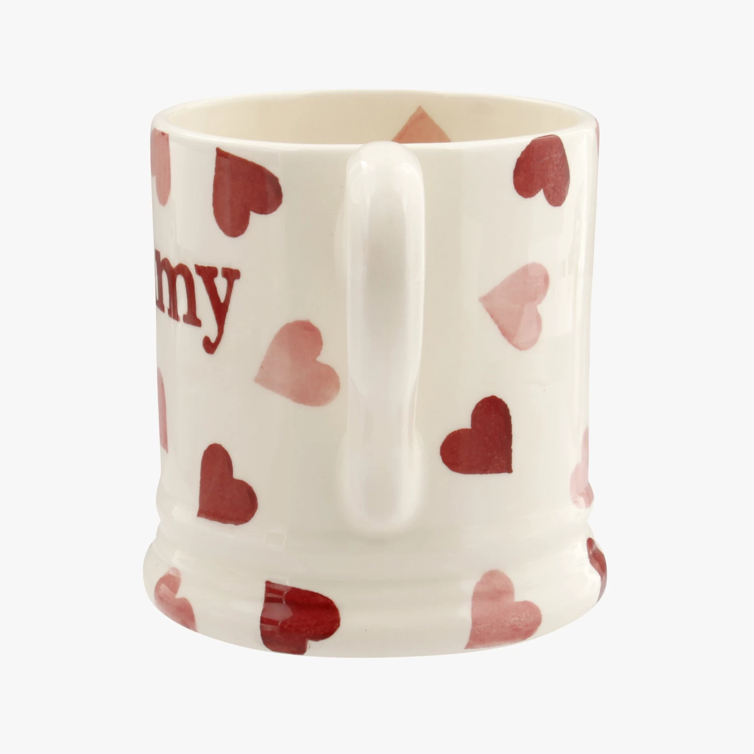 Pink Hearts Mummy 1/2 Pint Mug - Image 3