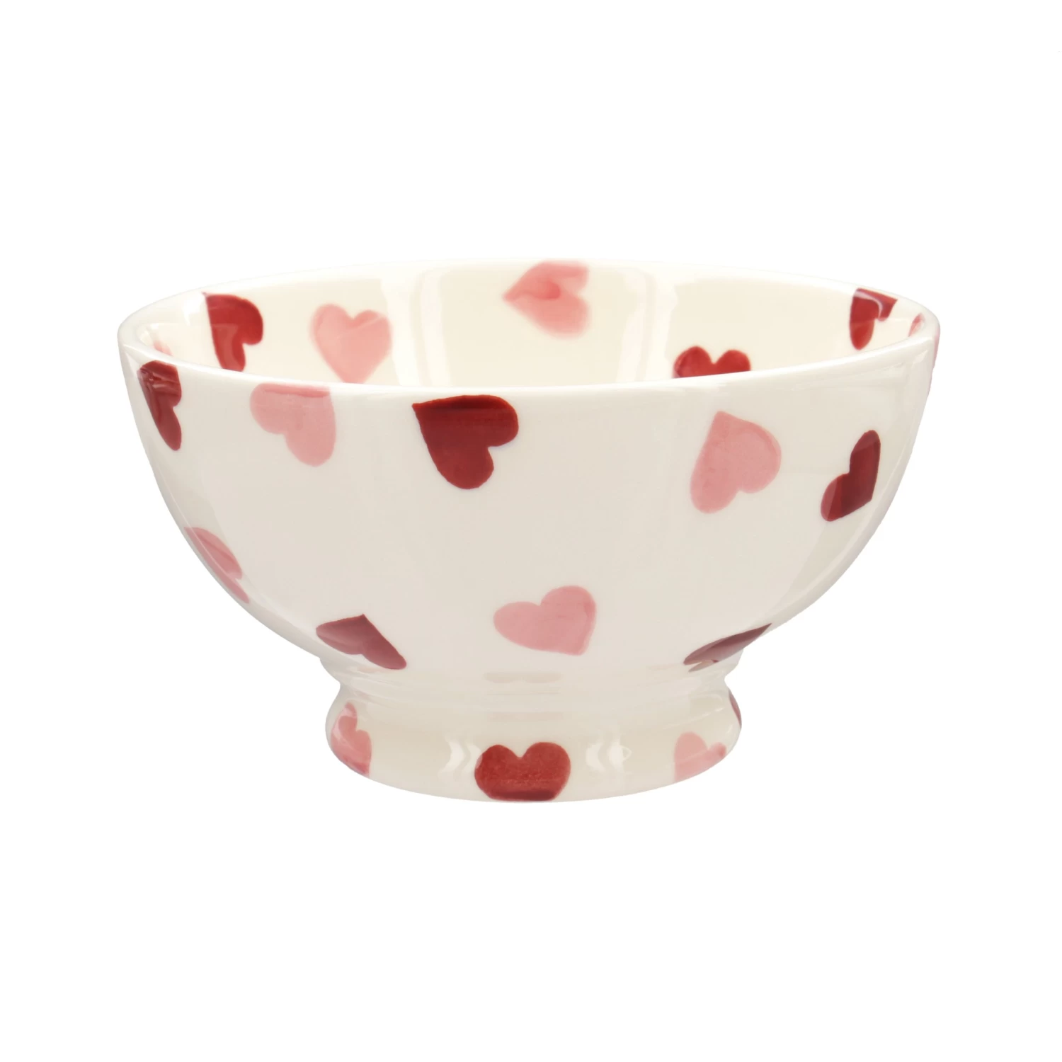Seconds Pink Hearts French Bowl - Image 2