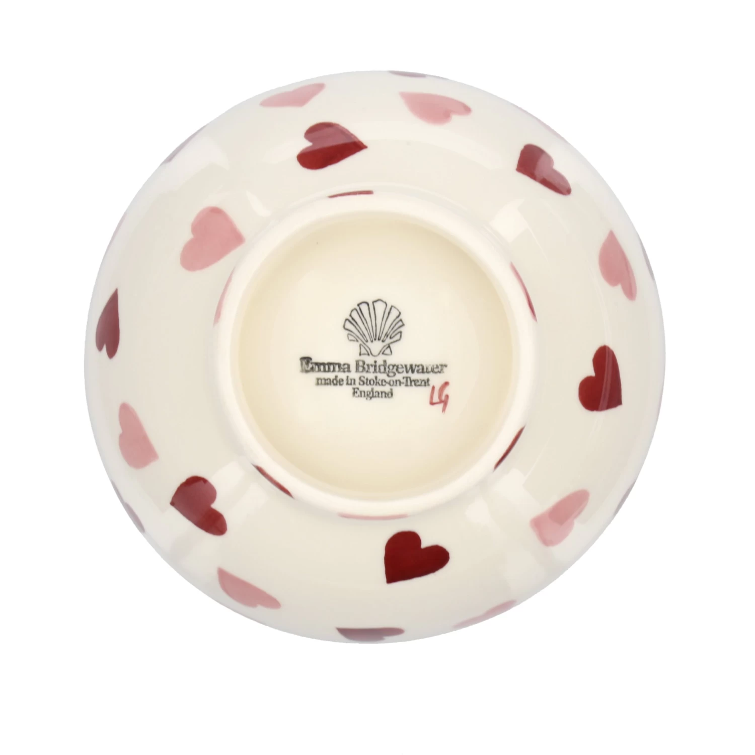 Seconds Pink Hearts French Bowl - Image 4