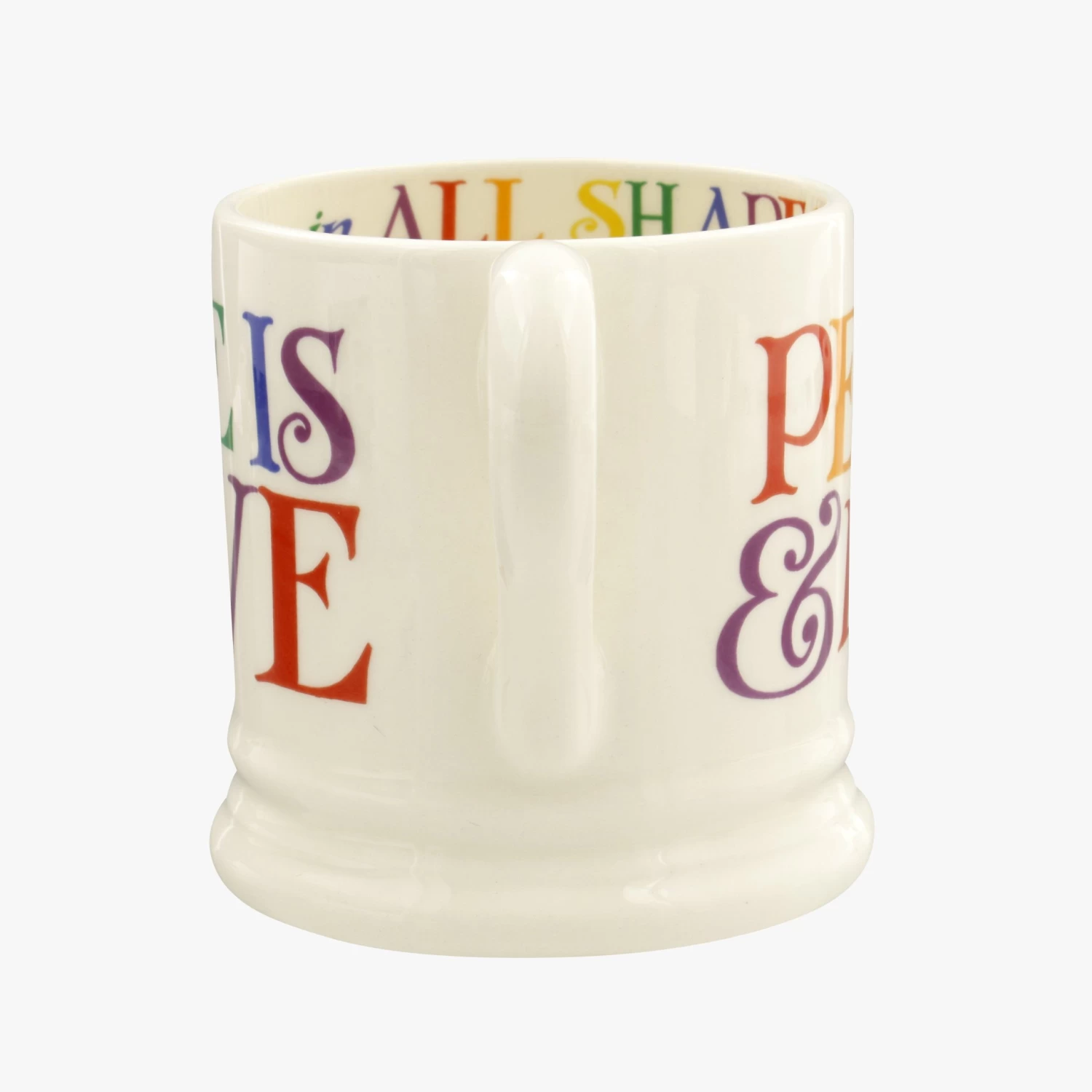 Rainbow Toast Love Is Love 1/2 Pint Mug - Image 3