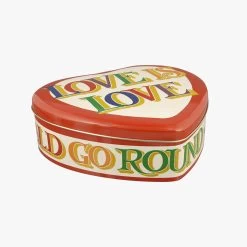 Rainbow Toast Large Heart Shaped Tin