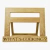 Black Toast Wooden Recipe Stand