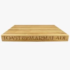 Black Toast Large Wooden Chopping Board