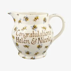 Personalised Bumblebee 3 Pint Jug