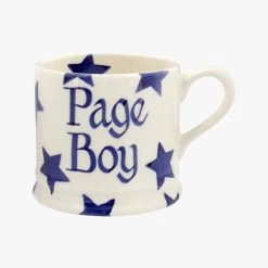 Personalised Blue Star Small Mug