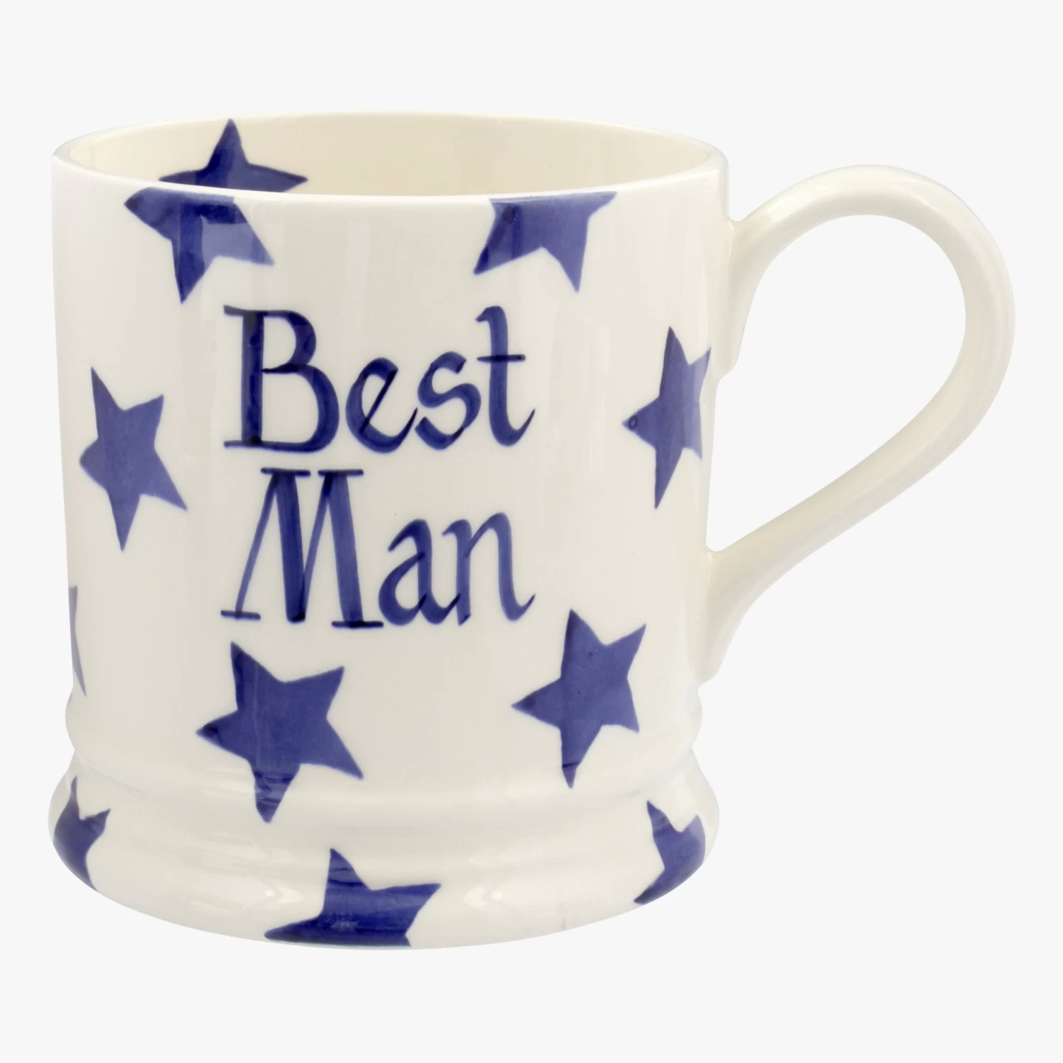 Personalised Blue Star 1 Pint Mug