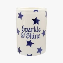 Personalised Blue Star Medium Vase