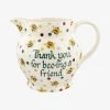 Personalised Bumblebee & Small Polka Dot 3 Pint Jug
