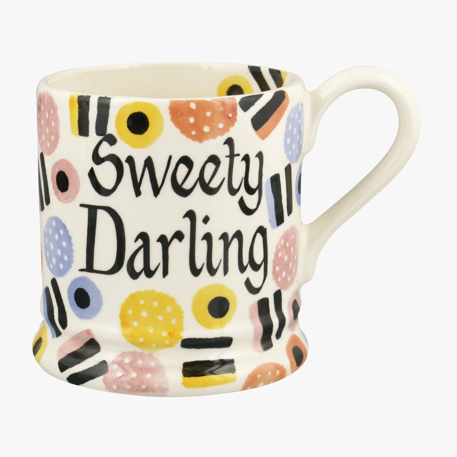Personalised Liquorice 1/2 Pint Mug