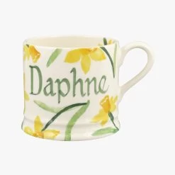 Personalised Little Daffodils Small Mug