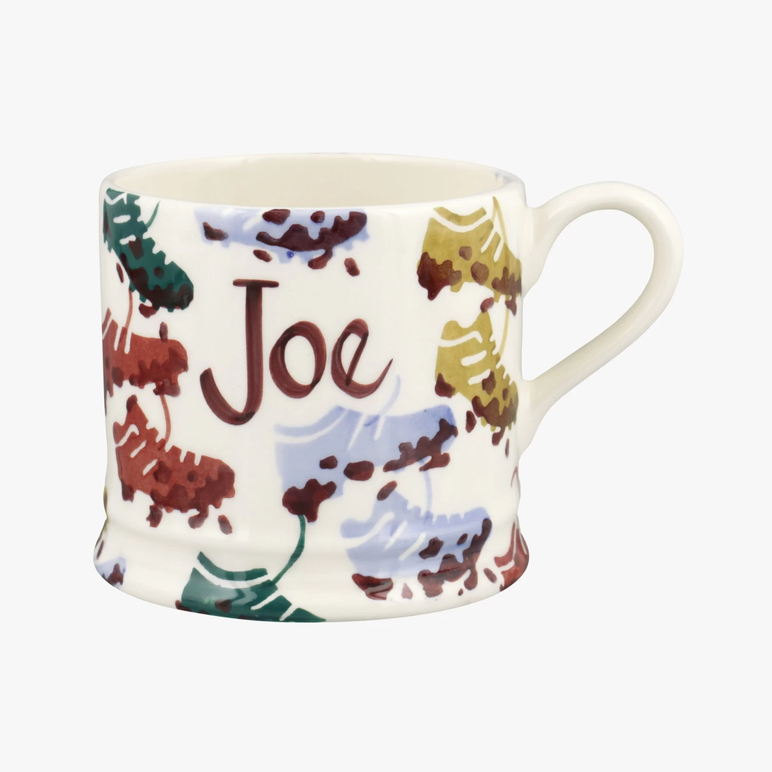 Personalised Muddy Boots Small Mug