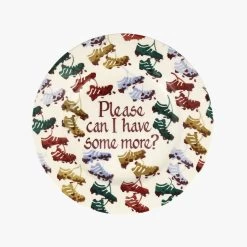 Personalised Muddy Boots 8 1/2 Inch Plate