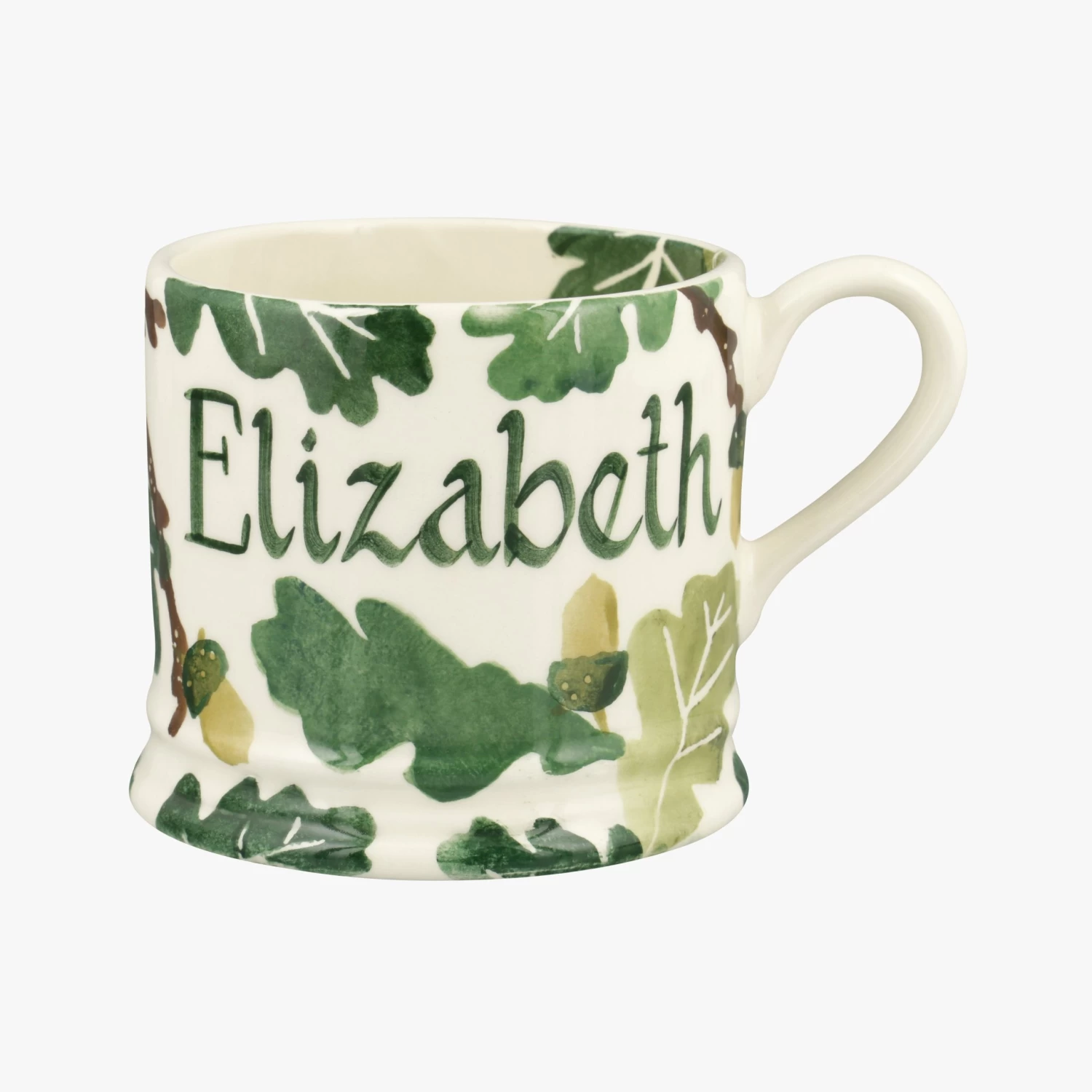 Personalised Oak Small Mug