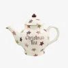 Personalised Pink & Gold Stars 4 Mug Teapot