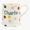 Personalised Polka Dot 1 Pint Mug