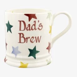 Personalised Polka Star 1 Pint Mug