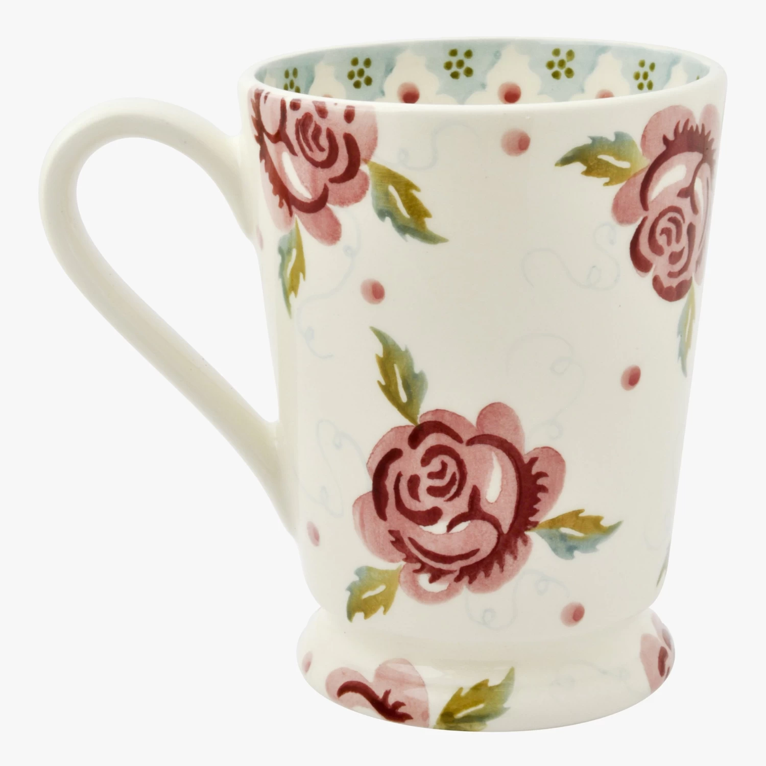 Personalised Rose & Bee Cocoa Mug - Image 2