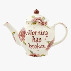 Personalised Rose & Bee 2 Mug Teapot