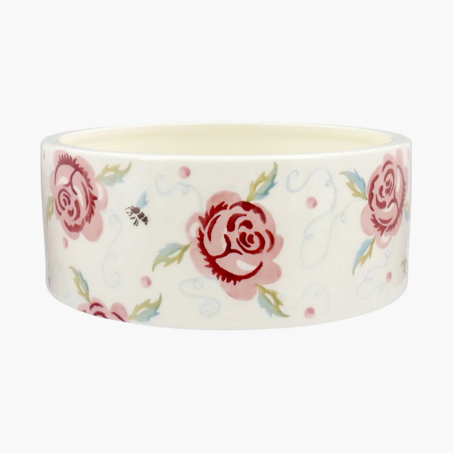 Personalised Rose & Bee Large Pet Bowl - Image 3