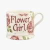 Personalised Pink Roses Small Mug