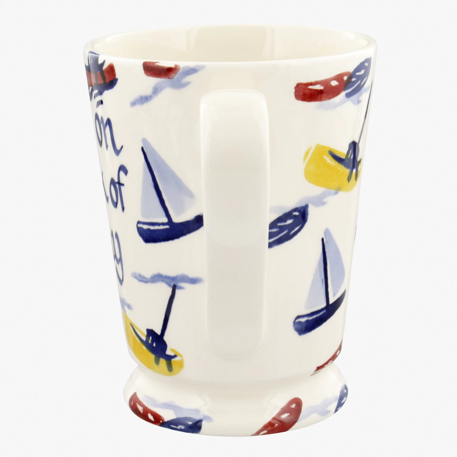 Personalised Scattered Boats Cocoa Mug - Image 2