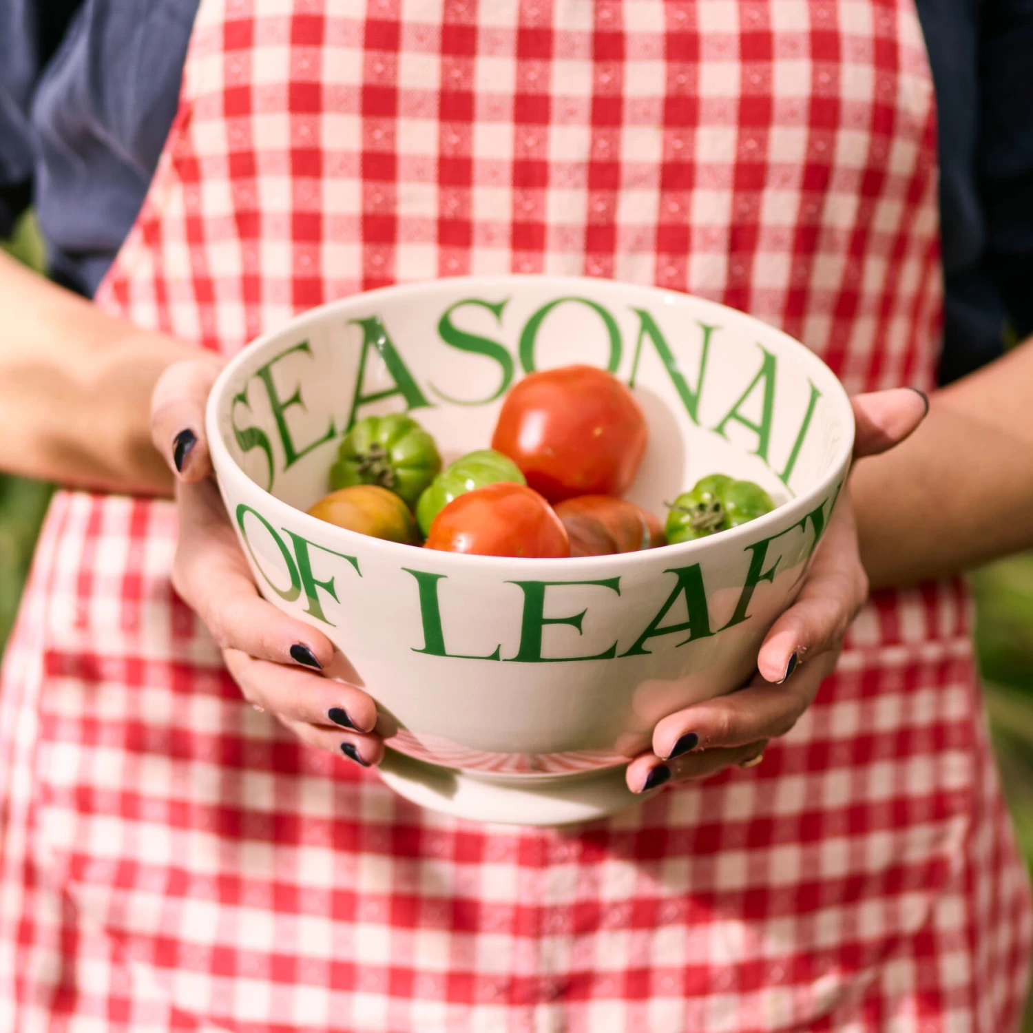Organic & Green Leafy Greens Large Old Bowl - Image 2