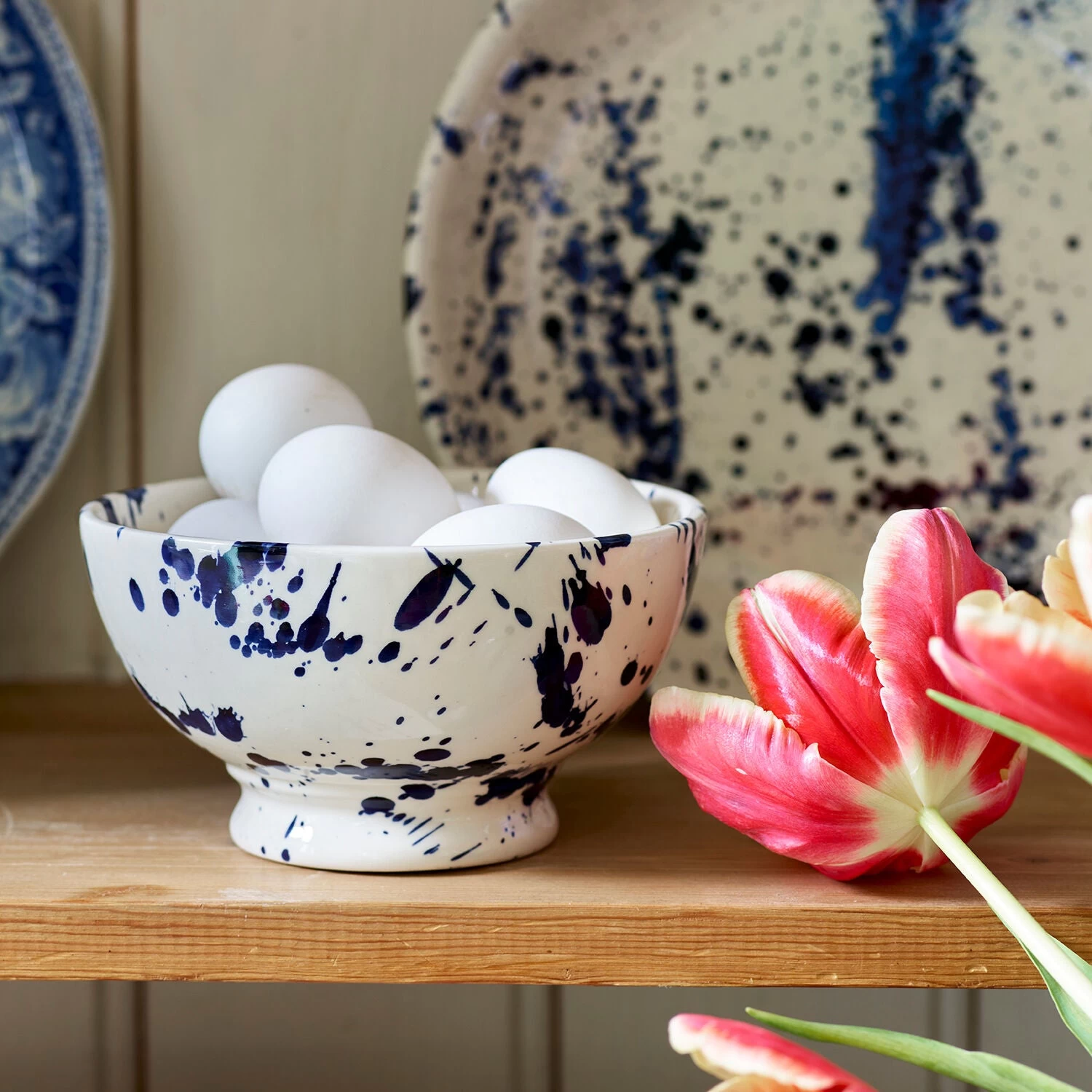 Seconds Blue Splatter French Bowl - Image 2