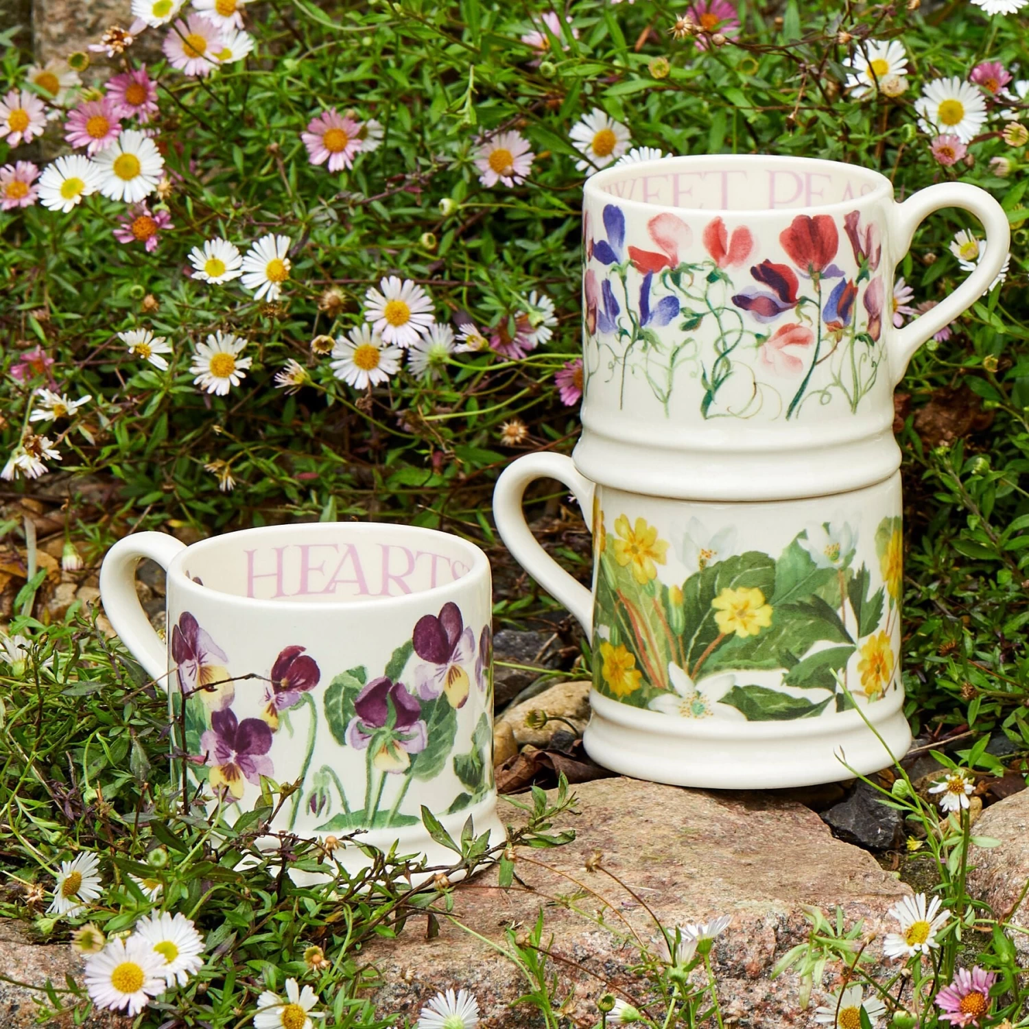Primrose & Wood Anemone Small Mug - Image 2