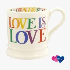 Rainbow Toast Love Is Love 1/2 Pint Mug