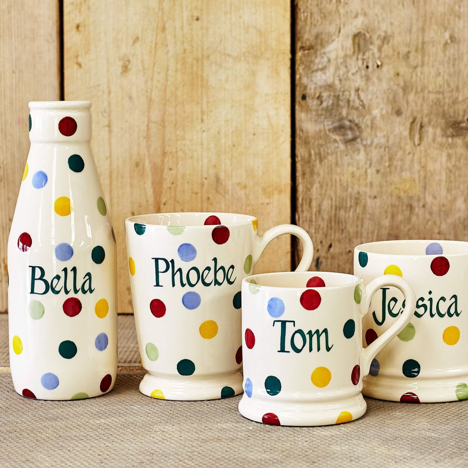 Personalised Polka Dot 1/2 Pint Mug - Image 2