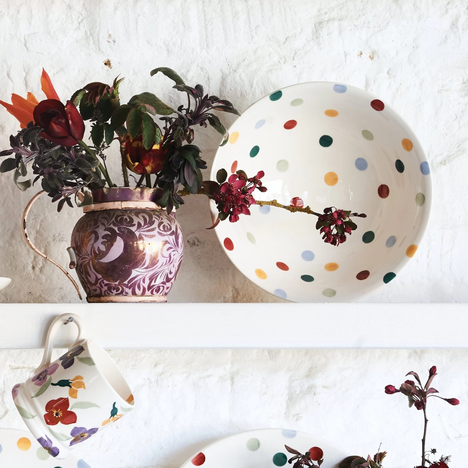 Seconds Polka Dot Medium Pasta Bowl - Image 2