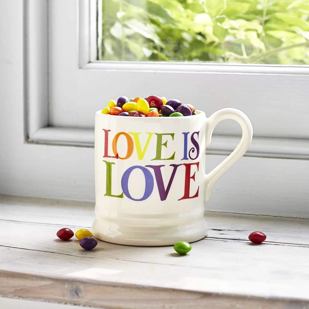 Rainbow Toast Love Is Love 1/2 Pint Mug - Image 2